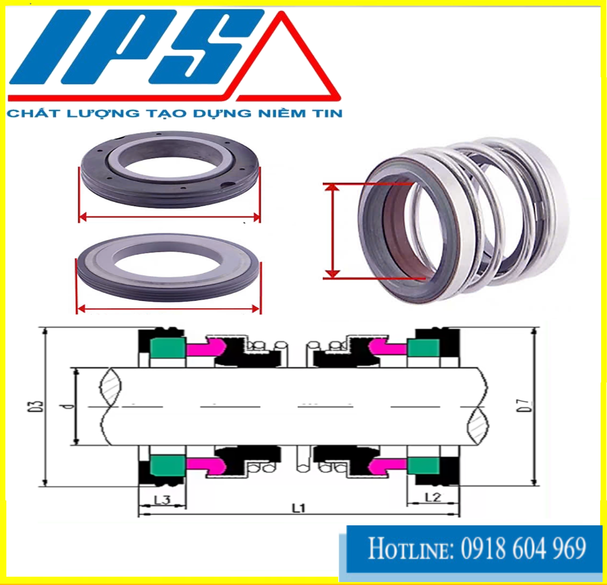 Phớt Bơm 560D-74(3)